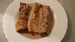 Cannelloni Rezept gefüllt mit Hackfleisch und Spinat nach Omas Art [upl. by Clothilde]