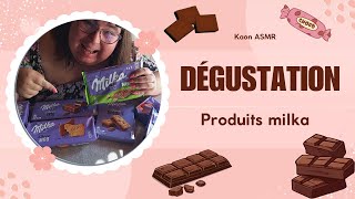 asmr Dégustations milka 🍫 [upl. by Islaen215]