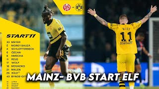 Mainz  Borussia Dortmund 30 Start Elf Bundesliga 2024 [upl. by Roberts]