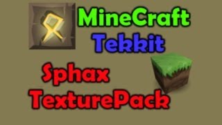 Minecraft Tekkit  How to install Sphax PureBDcraft Texturepack for Tekkit 321 [upl. by Eiluj]