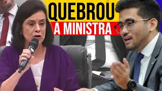 Ministra da Saúde na BERLINDA Ela foi QUEBRADA por Kim Kataguiri e Paulo Bilynskyj Cadê os 44 bi [upl. by Dinsdale]