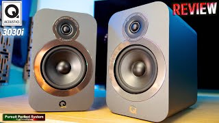 quotPERFECTquot First HiFi Speaker Q Acoustics 3030i REVIEW VS Bowers Wilkins 606 Mega Test Speaker 3  9 [upl. by Sirred]