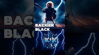 Back in Black  ACDC 🤟 🎸 💀 ACDC backinblack cutebabies viralmusic RocknRoll [upl. by Llenoil]