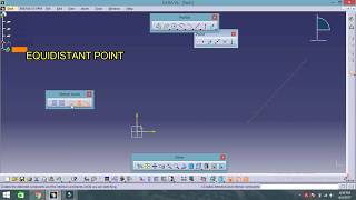 SKETCHER  profile tool bar commands CATIA V5 [upl. by Hahsi757]