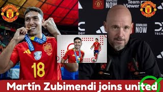 MARTIN ZUBIMENDI SIGNS FOR MANCHESTER UNITED THE RED DEVILS MIDFIELD REVOLUTION BEGINS [upl. by Laen71]