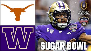 Sugar Bowl Texas Longhorns vs Washington Huskies  Full Game Highlights [upl. by Strohben]