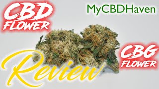 MyCBDHaven CBG amp CBD Hemp Flower Review CBGCBD [upl. by Jorry]