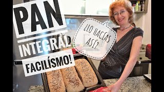 PAN Casero INTEGRAL con Semillas FÁCIL y BARATO Tipo HAUSBROT [upl. by Di]