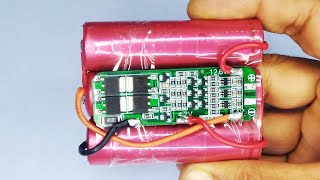 how to make a 12v battery pack  3s bms  37v 18650 for lithium iron [upl. by Grane]