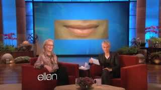 Meryl Streep Kisses and Tells The Ellen show [upl. by Airbas]