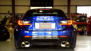 LEXUS RC F NOVEL Full exhaust sytem HeadersExhaust system [upl. by Viguerie797]