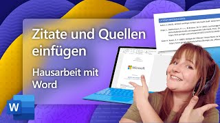 Quellen amp Zitate in Word  alles was du wissen musst [upl. by Kahlil30]