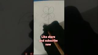 Draw flower with no 1 flowers numberdrawing drawing art technique easydrawings shorts reels [upl. by Ellennahs]