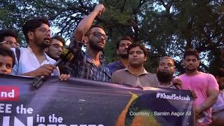 Umar Khalid addressed Public Speech once again After the Gun Attack [upl. by Euqnom]