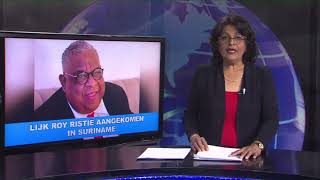 Lijk Roy Ristie aangekomen in Suriname STVS JOURNAAL 14 dec 2021 [upl. by Assiralc731]