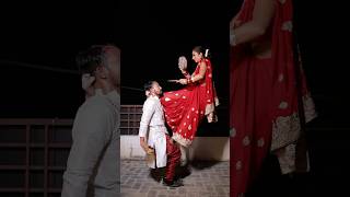 करवाचौथ का अनोखा अंदाज😱gymnast couplegoals stunt balance flexibility viralshort karvachauth [upl. by Chloras]