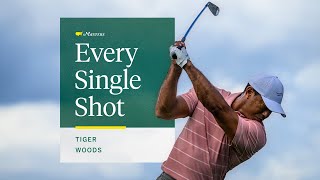 Tiger Woods First Round  Every Single Shot  The Masters [upl. by Notaek416]