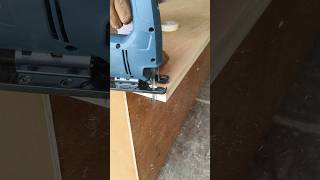 cutting rounds with jigsaw woodskills woodcuting diywoodworking jigsaw [upl. by Tia]