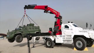 Crane Of The Day Episode 269  IAG Armored Rescue Crane Vehicle [upl. by Pricilla]