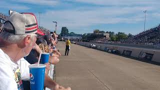 NHRA Norwalk RaceWay park Ohio top fuel dragster blow up  2019 please subscribe [upl. by Kcirderfla977]