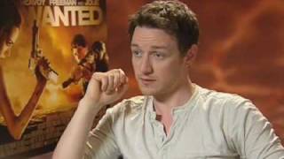 James McAvoy  Wanted Interview [upl. by Anelrad47]