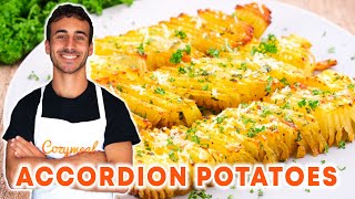 Turn A Potato Into 3D ART 🥔👀 With This Accordion Potatoes Recipe [upl. by Moulton]