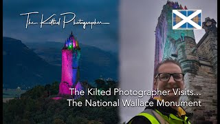 The National Wallace Monument Rainbow Colours Stirling [upl. by Gnut594]