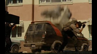 The ATeam Movie Van Crushed by Murdock [upl. by Isa110]