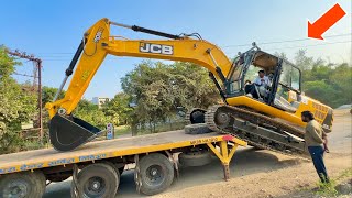 First Time Working New JCB 205 NXT Excavator with TATA 2518 10 Tyre Tippers ये दिन हमेशा याद रहेगा [upl. by Caines388]