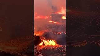 Lava spews from Hawaiis Kilauea volcano [upl. by Kitti463]