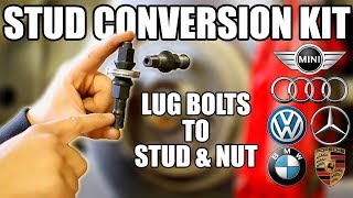 How to Install A Wheel Stud Conversion Kit [upl. by Asoramla131]