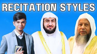 Different Types of Quran Recitations be like [upl. by Tirrej]