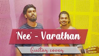 Nee  VARATHAN malayalam movie songGuitar cover [upl. by Hayalat]