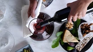 How to Decant Wine with WilliamsSonoma Decanters [upl. by Lyrpa]