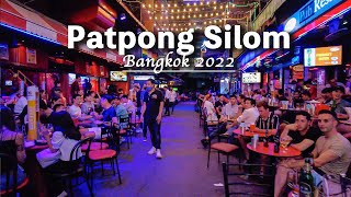 Bangkok nightlife Silom Patpong 4 alley  2022 Thailand 4K Travel Vlog [upl. by Eixam]