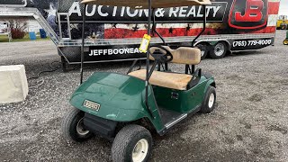 Lot 4101 December 2024  EZGo Electric Golf Cart [upl. by Akenahc]