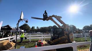 Cat Skid Steer Scores Points [upl. by Elamef]