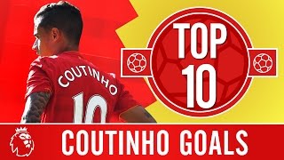 Top 10 Philippe Coutinhos Premier League screamers for Liverpool [upl. by Cindee]