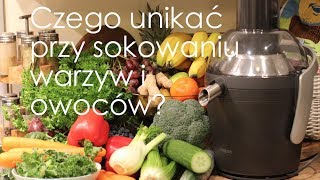 Jakich owoców i warzyw uniakć przy robieniu soku  Kilka słów o sokowirówce Philips [upl. by Ayrad175]