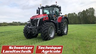 Massey Ferguson Unterwegs mit dem neuen Flaggschiff «MF 9S425» [upl. by Ahsaeym]