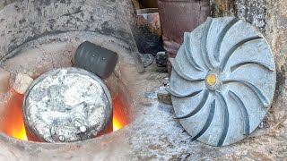 Amazing Aluminum Fan Blade Casting process [upl. by Haley]