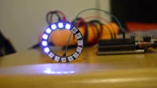 STM32 driving WS2812B or WS2812 LED ring  visual effects [upl. by Ronni520]