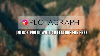 How to UNLOCK your PLOTAGRAPH project for FREE [upl. by Kcirddes]