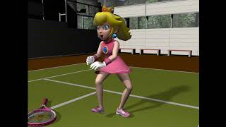 Super Mario  Peachs Victory Tennis Tap Dance [upl. by Yerfdog128]