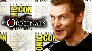 Joseph Morgan quotThe Originalsquot Talks Klaus amp Hayleys Relationship  ComicCon 2014 [upl. by Nossyla]