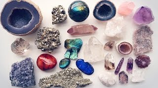 MY CRYSTALGEMSTONE COLLECTION Smaller Pieces [upl. by Akibma]