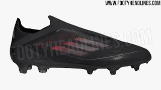 Adidas F50 2025 Black Pack Boots Leaked [upl. by Anielram]