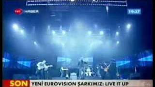 Eurovision 2011 Turkey Yuksek Sadakat Live it up HD [upl. by Astto771]