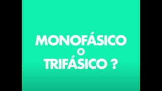 ¿Monofasico o trifasico para ahorrar dinero en tu factura de electricidad [upl. by Akenahc]