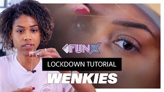 WENKBRAUWEN EPILEREN MET TOUW  Lockdown Tutorial [upl. by Eenttirb]